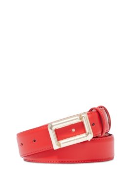 Lancel A13256 - CUIR DE VACHETTE - ROUG ceintures angele de lancel Ceinture femme