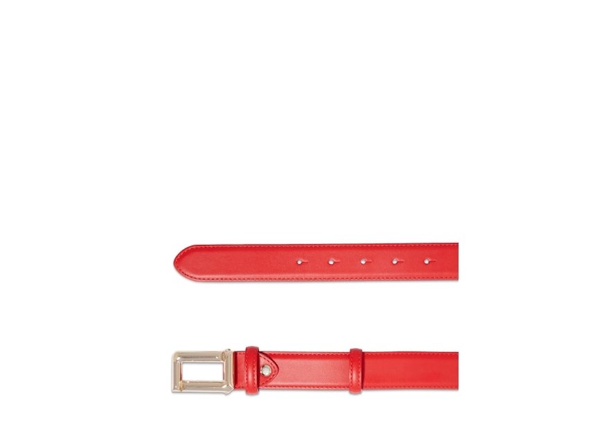 Lancel A13256 - CUIR DE VACHETTE - ROUG ceintures angele de lancel Ceinture femme