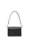 Lancel A13275 - CUIR DE VACHETTE - NOIR sac a rabat mini angele sacs-a-mains