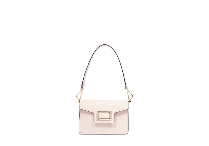 Lancel A13275 - CUIR DE VACHETTE - ROSE sac a rabat mini angele Sacs à mains