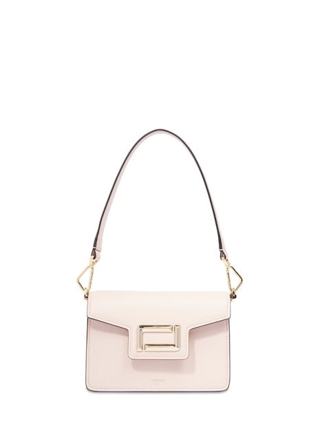 Lancel A13275 - CUIR DE VACHETTE - ROSE sac a rabat mini angele sacs-a-mains