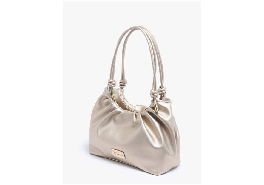 Woomen WAMR09 - POLYURÉTHANE - CHAMPAGN sac shopping froncé amarylis woomen shopping