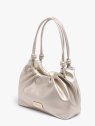 Woomen WAMR09 - POLYURÉTHANE - CHAMPAGN sac shopping froncé amarylis woomen sac-a-main-shopping-toile-ou-cuir