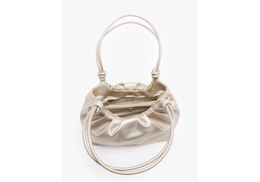 Woomen WAMR09 - POLYURÉTHANE - CHAMPAGN sac shopping froncé amarylis woomen shopping