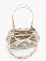 Woomen WAMR09 - POLYURÉTHANE - CHAMPAGN sac shopping froncé amarylis woomen sac-a-main-shopping-toile-ou-cuir
