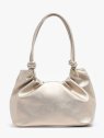 Woomen WAMR09 - POLYURÉTHANE - CHAMPAGN sac shopping froncé amarylis woomen sac-a-main-shopping-toile-ou-cuir