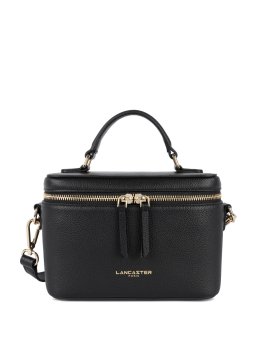 Lancaster 547-106 - CUIR DE VACHETTE - NOI ashna sac a main vanity Sacs à mains