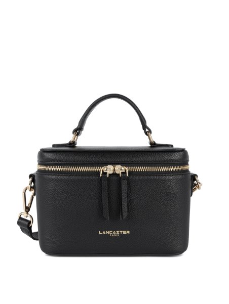 Lancaster 547-106 - CUIR DE VACHETTE - NOI ashna sac a main vanity Sacs à mains