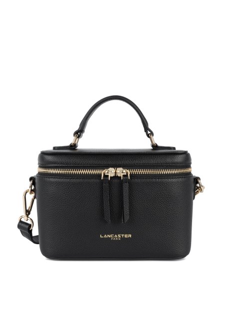 Lancaster 547-106 - CUIR DE VACHETTE - NOI ashna sac a main vanity sacs-a-mains