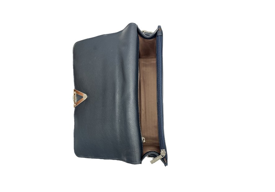 Lancaster 531-034 - CUIR DE VACHETTE - BLE sac trotteur a rabat l.a alfa Sacs à mains