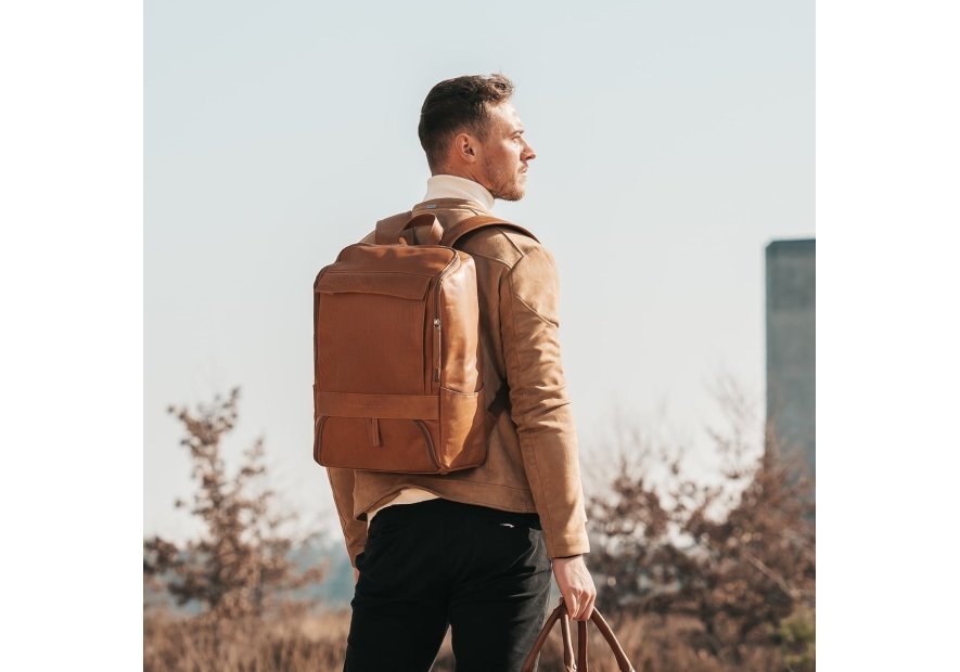 the chesterfield C58.015 - CUIR DE VACHETTE - COG sac à dos business rich the chesterfield Sac business