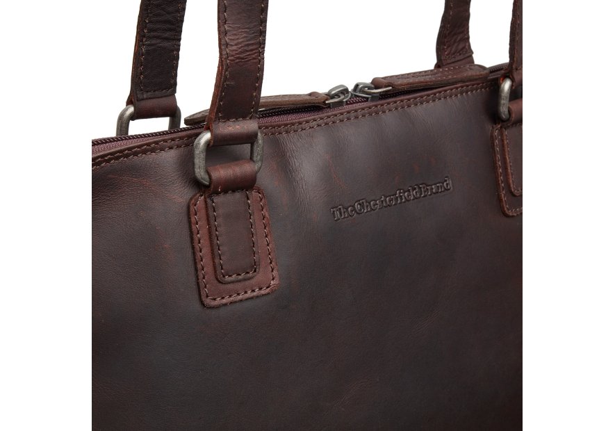 the chesterfield C48.1221 - CUIR DE VACHETTE - BR sac shopping santorini the chesterfield shopping