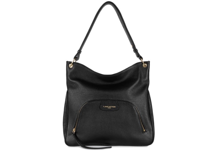 Lancaster 529-87 - CUIR DE VACHETTE - NOIR dune-sac a dos Sacs à mains