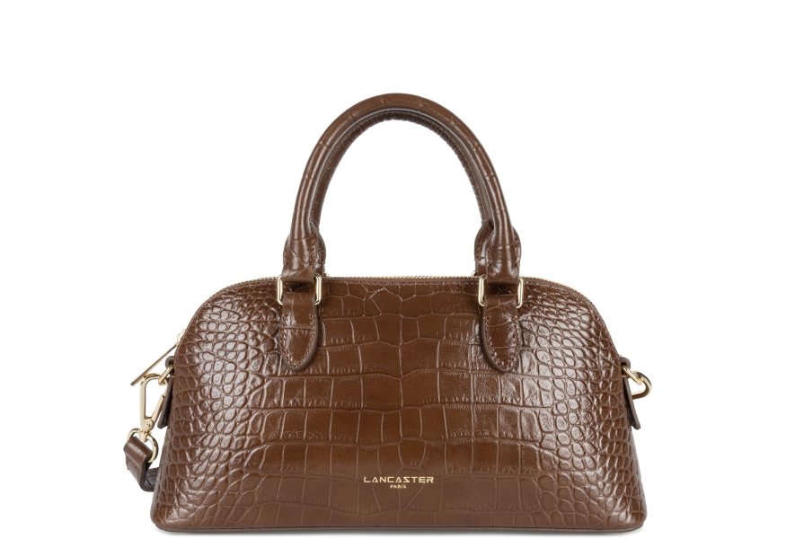 Lancaster 524-106 - CUIR DE VACHETTE FACON grand sac demi lune exo Sacs à mains