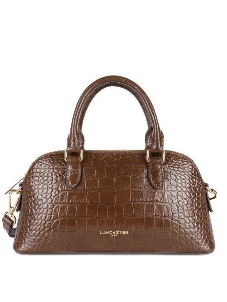 Lancaster 524-106 - CUIR DE VACHETTE FACON grand sac demi lune exo sacs-a-mains