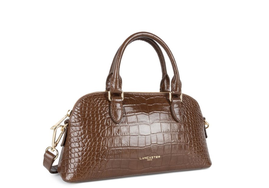 Lancaster 524-106 - CUIR DE VACHETTE FACON grand sac demi lune exo Sacs à mains