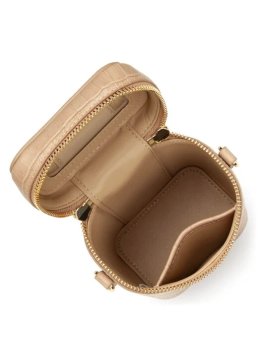 Lancaster 524-100 - CUIR DE VACHETTE FACON mini vanity porté travers Sacs à mains