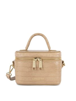 Lancaster 524-101 - CUIR DE VACHETTE FACON petit vanity porté travers Sacs à mains