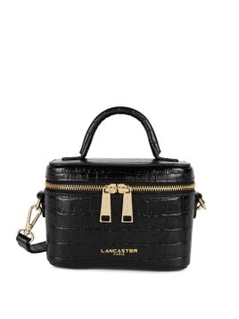 Lancaster 524-101 - CUIR DE VACHETTE FACON petit vanity porté travers Sacs à mains