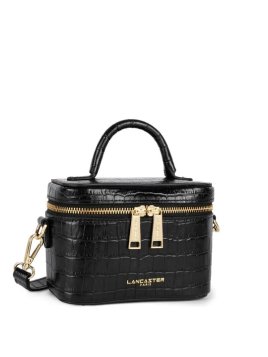 Lancaster 524-101 - CUIR DE VACHETTE FACON petit vanity porté travers Sacs à mains