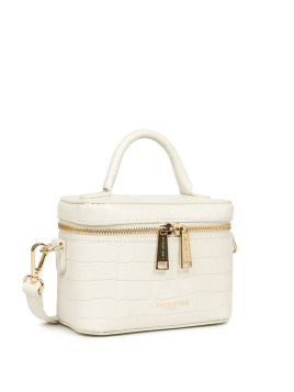 Lancaster 524-101 - CUIR DE VACHETTE FACON petit vanity porté travers Sacs à mains