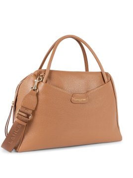 Lancaster 529-84 - CUIR DE VACHETTE - CAME très grand sac cabas main dune Sacs à mains