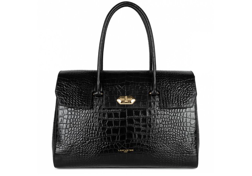 Lancaster 524-112 - CUIR DE VACHETTE FACON grand cabas épaule exo Sacs à mains