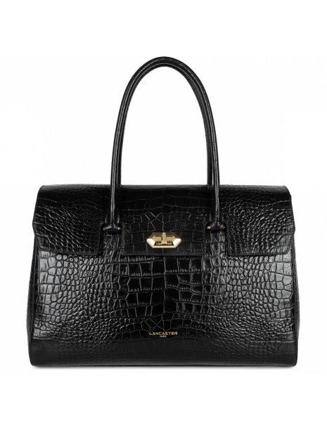 Lancaster 524-112 - CUIR DE VACHETTE FACON grand cabas épaule exo sacs-a-mains