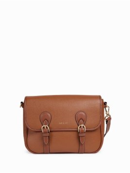 Nat & Nin OXFORD - CUIR DE VACHETTE FINITI sac besace double patte oxfrod Sacs à mains