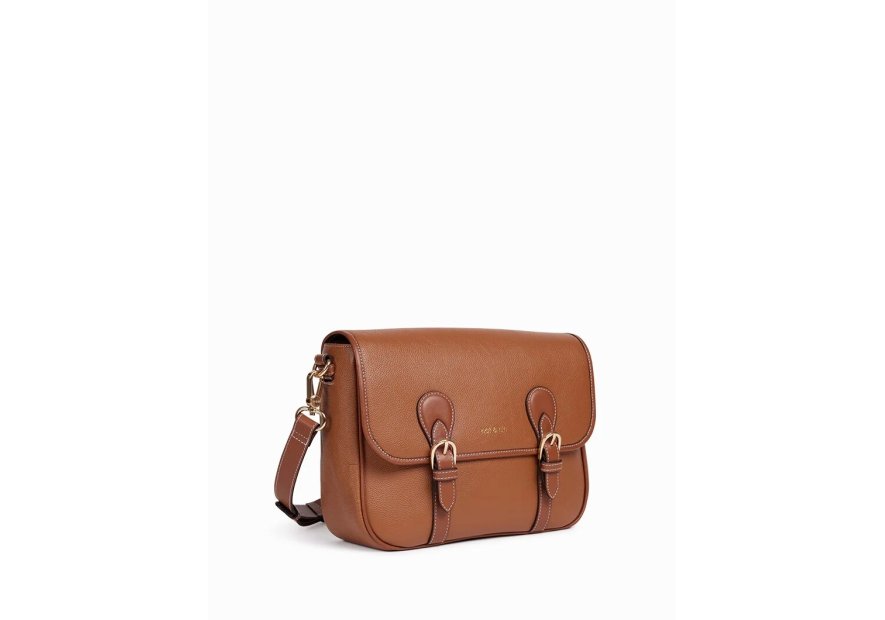 Nat & Nin OXFORD - CUIR DE VACHETTE FINITI sac besace double patte oxfrod Sacs à mains