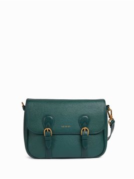 Nat & Nin OXFORD - CUIR DE VACHETTE FINITI sac besace double patte oxfrod Sacs à mains