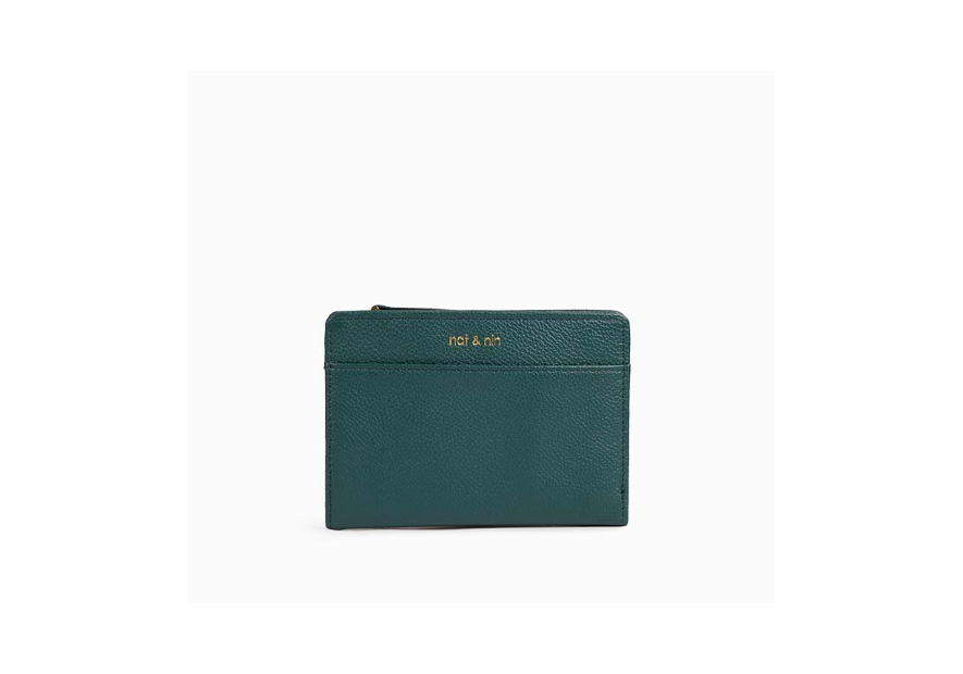 Nat & Nin ISIS - CUIR DE VACHETTE FINITION porte monnaie/porte billets pmpb
