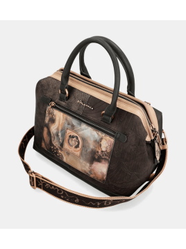 Anekke 39701-123 - POLYURÉTHANE - NOIR sac bowling Sacs à mains