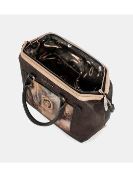 Anekke 39701-123 - POLYURÉTHANE - NOIR sac bowling Sacs à mains