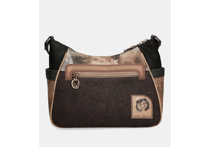 Anekke 39703-002 - POLYURÉTHANE - NOIR sac porté travers Sacs à mains