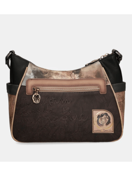 Anekke 39703-002 - POLYURÉTHANE - NOIR sac porté travers Sacs à mains