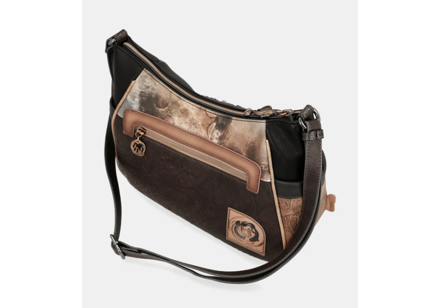 Anekke 39703-002 - POLYURÉTHANE - NOIR sac porté travers Sacs à mains