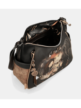 Anekke 39703-002 - POLYURÉTHANE - NOIR sac porté travers Sacs à mains