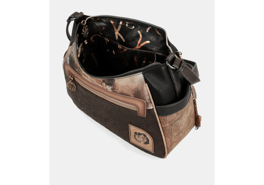 Anekke 39703-002 - POLYURÉTHANE - NOIR sac porté travers Sacs à mains