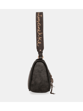 Anekke 39702-309 - POLYURÉTHANE - NOIR sac baguette Sacs à mains