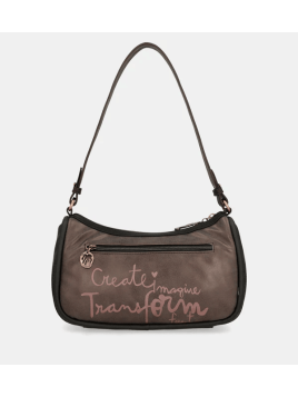 Anekke 39702-309 - POLYURÉTHANE - NOIR sac baguette Sacs à mains