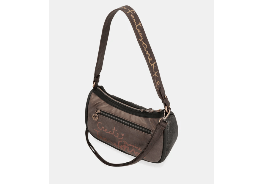 Anekke 39702-309 - POLYURÉTHANE - NOIR sac baguette Sacs à mains