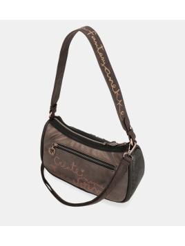 Anekke 39702-309 - POLYURÉTHANE - NOIR sac baguette Sacs à mains