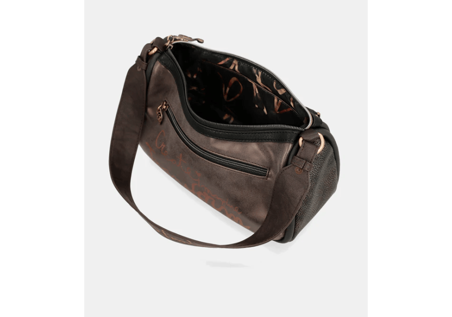 Anekke 39702-309 - POLYURÉTHANE - NOIR sac baguette Sacs à mains