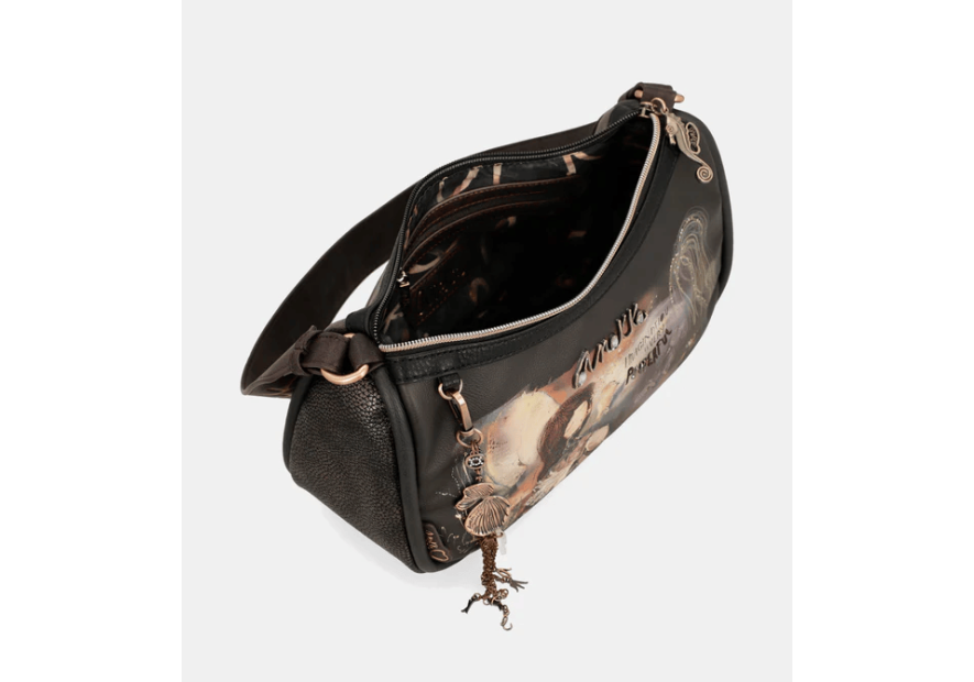 Anekke 39702-309 - POLYURÉTHANE - NOIR sac baguette Sacs à mains