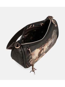 Anekke 39702-309 - POLYURÉTHANE - NOIR sac baguette Sacs à mains