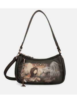 Anekke 39702-309 - POLYURÉTHANE - NOIR sac baguette Sacs à mains