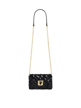 Gerard Darel LE MINI FANY/466 - SEQUIN - NOIR sac rabat s gérard darel le mini fanny Sacs à mains