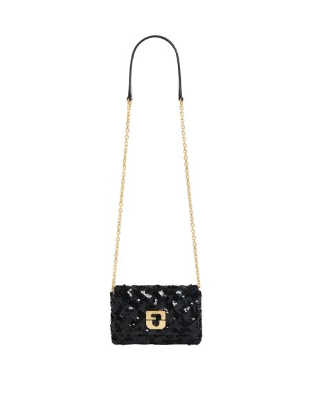 Gerard Darel LE MINI FANY/466 - SEQUIN - NOIR sac rabat s gérard darel le mini fanny Sacs à mains