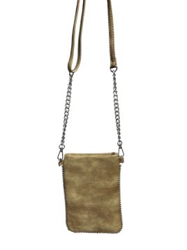 MIA & JOY MJ2055 - POLYURÉTHANE - KAKI pochette téléphone Sacs à mains